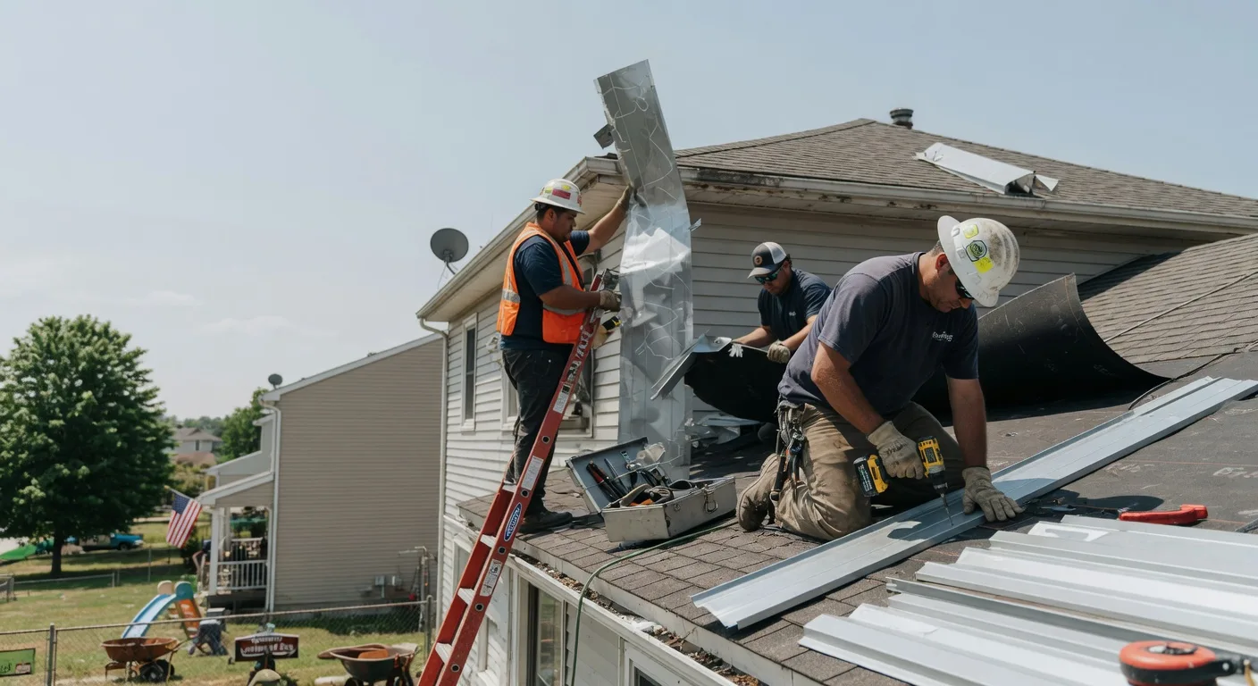 Storm Damage Metal Roof Repair in Carmel By The Sea, CA